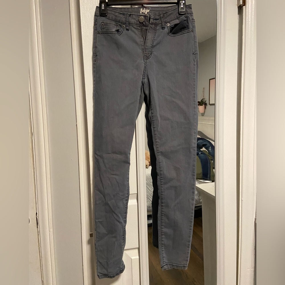 Navy Straight Leg Jeans